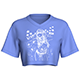 Girls Graphic Printed V-Neck Crop Top | Marvelous / Clo3d / obj / fbx - 3DOcean Item for Sale