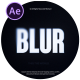 Blur Text Effects - VideoHive Item for Sale