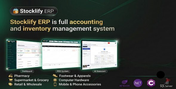 Stocklify ERP — Complete Inventory & Accounting System for Modern Businesses