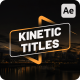 Kinetic Shape Titles - VideoHive Item for Sale