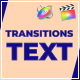Transitions with Text | FCPX - VideoHive Item for Sale