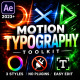 Dynamic Motion Typography Toolkit - VideoHive Item for Sale