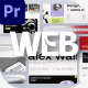 Glass Website Promo Teaser MOGRT - VideoHive Item for Sale