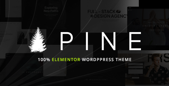 Pine – Elementor Creative Agency & Portfolio WordPress Theme