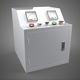 White Electric Power Control Panel Box Cabinet Voltmeter Ammeter - 3DOcean Item for Sale