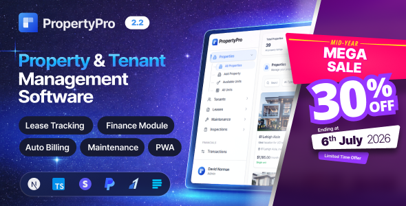 PropertyPro – Property Management, Tenant Portal & Rental Software
