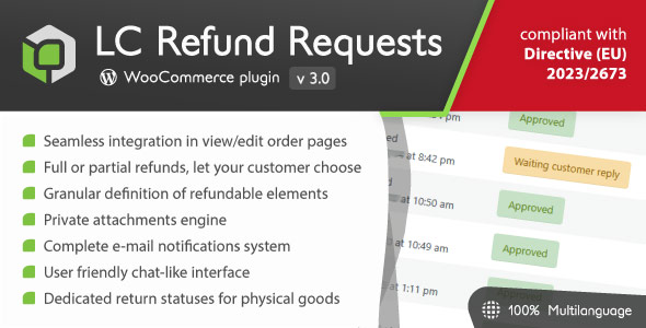 LC Refund Requests – WooCommerce Refunds Manager