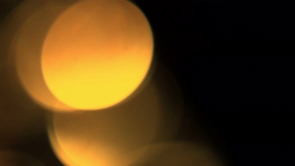 Super Slow Motion Shot of Abstract Bokeh Light Moving at 1000Fps