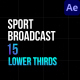 Sports Broadcast Lower Thirds - VideoHive Item for Sale
