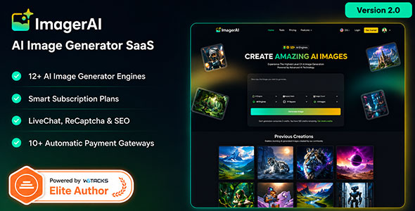 ImagerAI - AI Image Generator SaaS