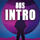 80s Synthwave Intro Logo