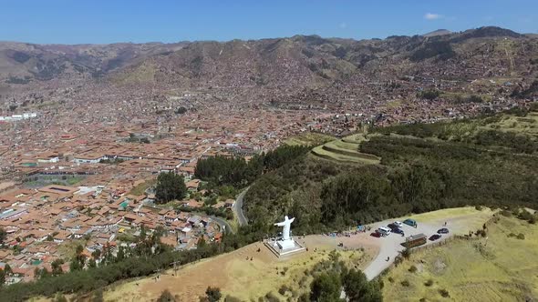 Saqsaywaman Ancient City Ruins in Peru