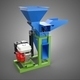 Double Hopper Chopper Cutter Grinder Hammer Mill Machine Petrol - 3DOcean Item for Sale