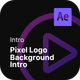 Intro - Pixel Logo Background Intro - VideoHive Item for Sale