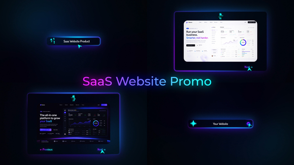 SaaS Website Promo