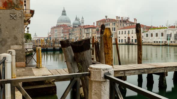 Time Lapse of the Grand Canal in Venice Italy