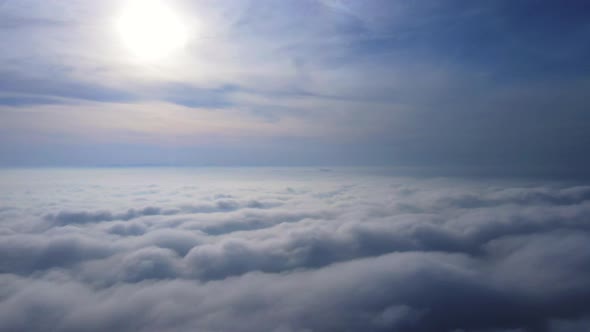 Amazing Time-lapse video The huge clouds . Cloud texture background animated.