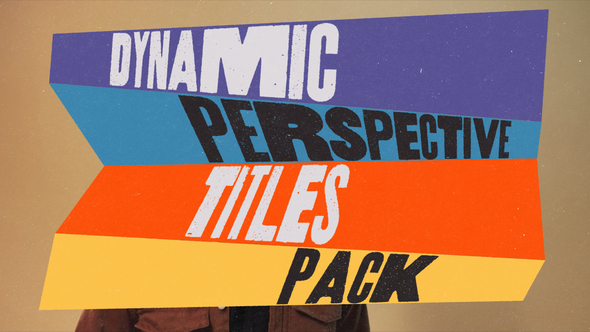 Dynamic Perspective Titles Pack Grunge Style