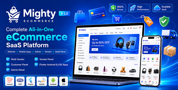 eCommerce SaaS CMS  with Smart Inventory & POS