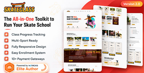 SkateClass - Skating School & Class Management System