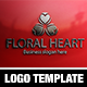 Floral Heart Logo Template - GraphicRiver Item for Sale
