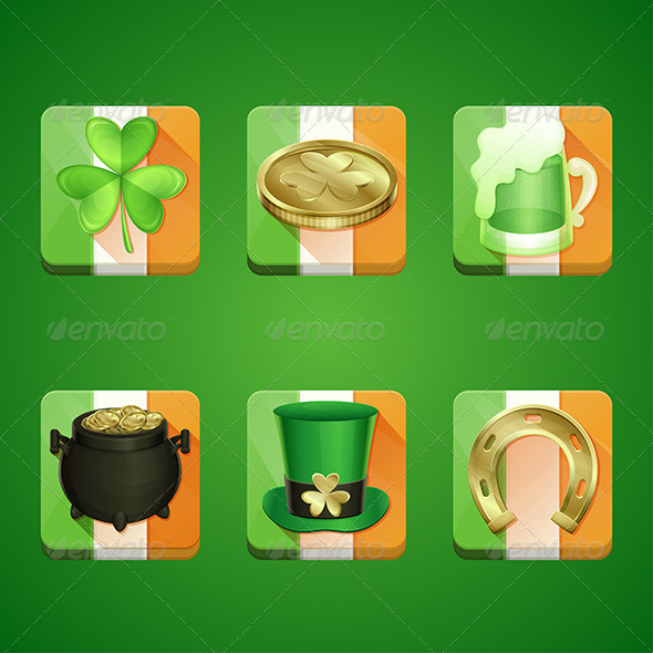 Icons St Patrick's Day