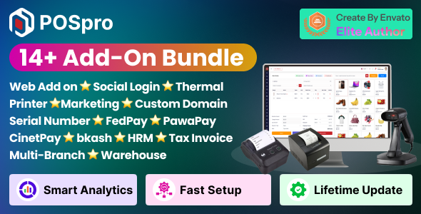 POSpro SaaS – 14+ Add-On Modules Bundle