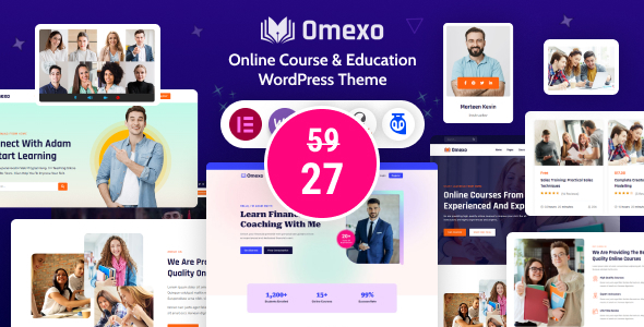 Omexo - Education & Online Course Elementor WordPress Theme