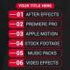 List Titles Pack - VideoHive Item for Sale