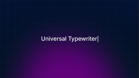 Universal Typewriter