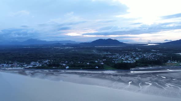 The Beaches at the most southern part of Borneo Island