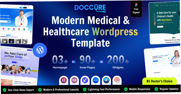 Doccure - Medical, Telemedicine & Doctor Booking WordPress Theme