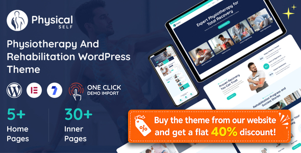 PhysicalSelf - Physiotherapy & Rehabilitation WordPress Theme