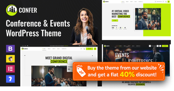 Confer - Conference & Events WordPress Theme