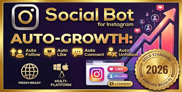 SocialBot | Automation for Instagram - Desktop App