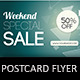 Weekend Sale Postcard/Mailer - GraphicRiver Item for Sale
