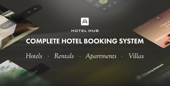 Hotel Hub - AI-Powered Booking and Management WordPress Theme