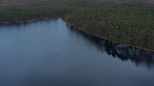 Aerial View of Lake