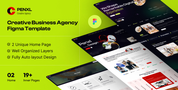 Penxl Creative Business Agency Figma Template