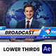 News Broadcast Lower Thirds - VideoHive Item for Sale
