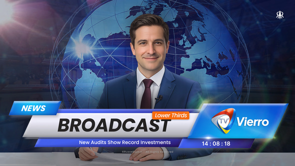News Broadcast Lower Thirds
