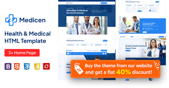 Medicen - Health & Medical HTML Theme