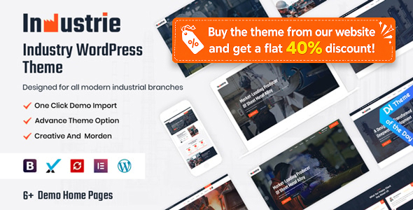 Industrie - Industry WordPress Theme