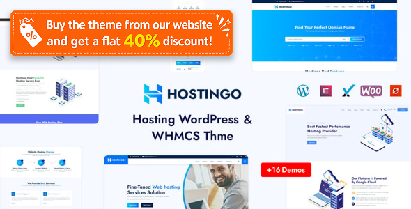 Hostingo - Hosting WordPress & WHMCS Theme