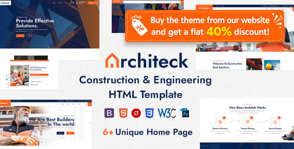 Architeck - Construction HTML5 Template