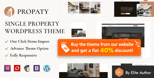 Propaty - Single Property WordPress Theme + RTL Ready