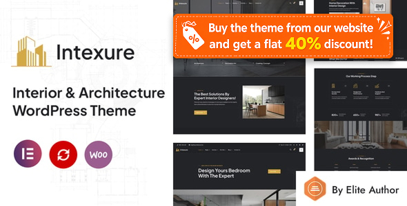 Intexure - Interior Design And Architecture WordPress Theme