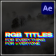 RGB Minimal Titles - VideoHive Item for Sale