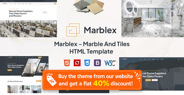 Marblex - Marble & Tiles HTML Template