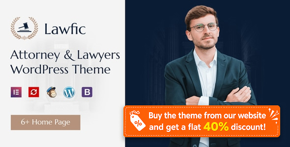 Lawfic - Attorney and Lawyer WordPress Theme
